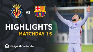 Resumen de Villarreal CF vs FC Barcelona 13 [upl. by Dorisa]