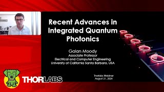 Recent Advances in Integrated Quantum Photonics [upl. by Jade]