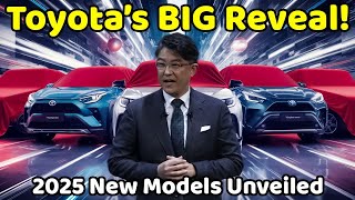 Toyota CEO Unveils 5 NEW Car Models for 2025 amp STUNS the Entire Car Industry [upl. by Darline]