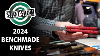 New Knives from Benchmade at SHOT Show 2024 [upl. by Egap]