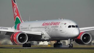 Plane Spotting at Amsterdam Schiphol Airport  Close up landings  Polderbaan [upl. by Malory]