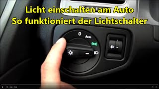 Autofahren lernen  Licht einschalten am Auto so gehts Autolicht schalten Abblendlicht [upl. by Isoais]