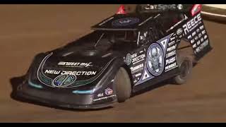 Bloomquist going around the track with three wheels [upl. by Rutan338]