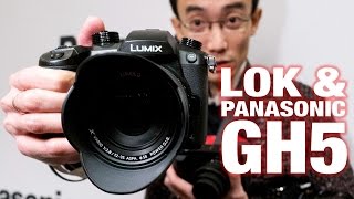 Panasonic GH5  Lok gets his hands on it at CES 2017 [upl. by Nnazus]