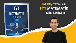 Barış TYT Matematik 4Deneme Çözümleri 2025 YKS [upl. by Egduj]