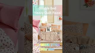 Super Soft Microfibre Double Bed Heavy Quilt Razai for Winter Polyfill Quilt Luxury Winter Quilt [upl. by Zorana865]