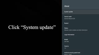 Channel Master  How to Update Software on the Stream Tutorial [upl. by Basso]