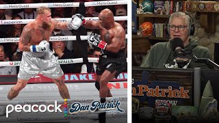 How real was the Jake Paul vs Mike Tyson boxing match  Dan Patrick Show  NBC Sports [upl. by Repinuj]