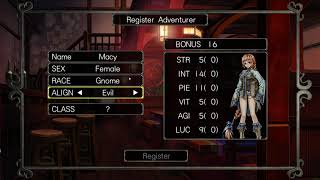 Lets Play Wizardry Labyrinth Of Lost Souls  Ep 1  PartyCharacter Creation amp A New LP [upl. by Novaelc]