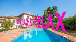 SOTOGRANDE  Sotogrande Alto stunning Villa with private garden amp pool  bmsotogrande [upl. by Ateekahs]