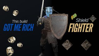 This Shield fighter build got me rich  Dark and Darker [upl. by Korwin]