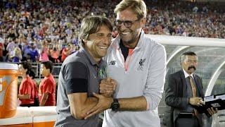 Klopp vs Conte 16092016 [upl. by Llemar914]