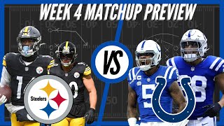 Pittsburgh Steelers vs Indianapolis Colts  Week 4 Preview [upl. by Atirys4]