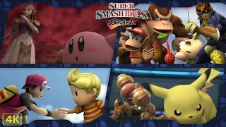 Super Smash Bros Brawl Subspace Emissary ⁴ᴷ Full Playthrough 100 All Treasures Hard Mode 2P [upl. by Malti]