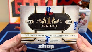 2024 TOPPS TIER ONE HOBBY BOX OPENING BOOM OR BUST [upl. by Annis896]