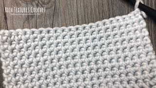 Single Crochet Thermal Stitch  How to Crochet [upl. by Sueaddaht]