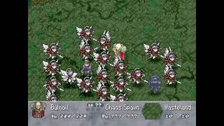 Brigandine 2  Grand Edition  PS1  Thập Tự Chinh Final Boss Hard Mode  Only Angel 4 Star [upl. by Drallim189]