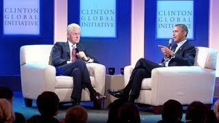 President Obama and President Clinton Discuss Health Care [upl. by Dralliw605]