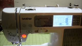 How To Wind a Bobbin on the Brother SE400 Embroidery and Sewing Machine beginner [upl. by Cynthia]