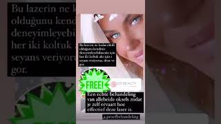 proefbehandeling gratis oksel haarvrij ebbeauty shorts [upl. by Osmen]