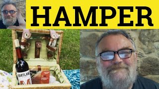 🔵 Hamper Meaning  Hamper Examples  Hampered Defined  Useful Vocabulary  Hamper Hampered [upl. by Craig]