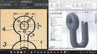 SolidWorks Eslabon 4 [upl. by Dorian]