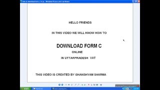 HOW TO DOWNLOAD FORM C ONLINE IN UPVAT ONLINE [upl. by Kary497]