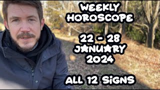 All 12 Signs ✅ 22  28 January 2024 Accept the gift 🎁 Your Weekly Horoscope with Gregory Scott [upl. by Atsirak]