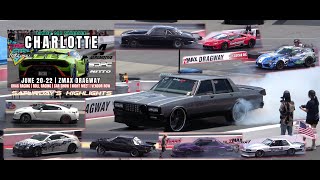 Street Car Takeover Charlotte zMAX DRAGWAY quotHIGHLIGHTSquot [upl. by Groome178]