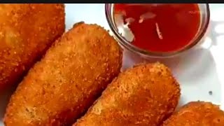 How to prepare potato rollseasy snack recipe Potato rollssubscribe my channel Hariras vlogs [upl. by Isoais260]