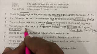 IELTS Reading True False Not Given tips and tricks [upl. by Robyn642]