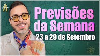 PREVISÕES DE 23 A 29 DE SETEMBRO Todos os Signos [upl. by Erich569]