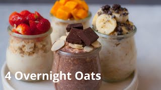 Overnight Oats Recipe  Healthy and Weight loss Breakfast  Loose up to 5 kg [upl. by Eittocs]