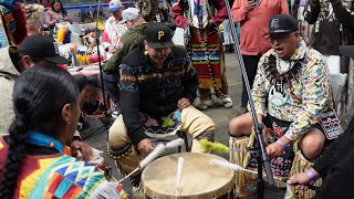 Under The Pines singers at Akwesasne Powwow 2024  Intertribal [upl. by Amargo]