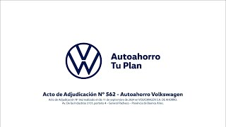 Acto de Adjudicación N° 562  Autoahorro Volkswagen [upl. by Jasen133]