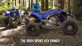 Pure Sport Pure Thrills  2024 Yamaha Sport ATVs [upl. by Ahras]