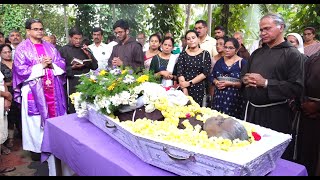 Funeral Ceremony  Br Alphaeus Anthony D’Souza OFM Cap  St Fidelis Friary Farangipet [upl. by Eiramasil299]