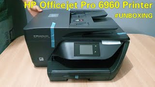 Unboxing of HP Printer HP Officejet pro 6960 In English [upl. by Madea]