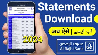 Al Rajhi Bank Statement Download 2024  Al Rajhi Statement  Al Rajhi Bank Statement Kaise Nikale [upl. by Hillie549]