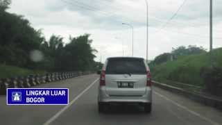 Jalan Tol Lingkar Luar BogorBogor Outer Ring Road SeksiSection 1 drive [upl. by Oletha]