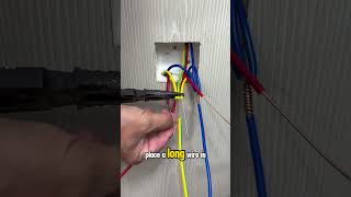 This is how to connect electrical wires without using a Wago connectorelectrian electricaltech [upl. by Mundy]