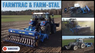 OPOROWE SIEWY Z DRONA W CIĘŻKICH WARUNKACH 💧 WTOPA 🌻 FARMTRAC 7100 DT amp FARMSTAL 🚜 4K 2024 😊 [upl. by Nodyarb]