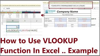 How To Use Vlookup In Excel Between 2 Sheets With Example 2024 [upl. by Bel109]