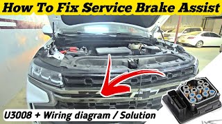 How to Fix Service Brake Assist in Chevy Tahoe  U3008  ABS Wiring Diagram Solution 💯 [upl. by Inaffets]