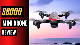 S8000 Mini Drone Review  Best Budget Drone 2022 [upl. by Henleigh]