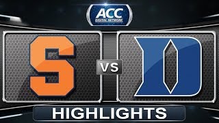 Syracuse vs Duke  2014 ACC Mens Lacrosse Championship Highlights [upl. by Rora]