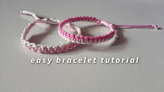 how to make easy bracelet  yarnivora [upl. by Tsuda]