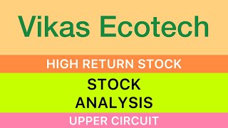 Vikas Ecotech ltd share analysis big update stock💹vikas ecotech news🪴upper circuit stock 04022024 [upl. by Celisse]