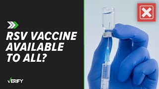 The new RSV vaccines are not available to anybody who wants one [upl. by Mhoj583]