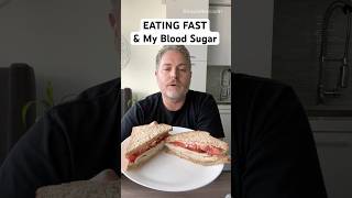 Eating fast and my blood sugar glucose bloodsugar insulinresistant1 metabolicsyndrome [upl. by Florella]